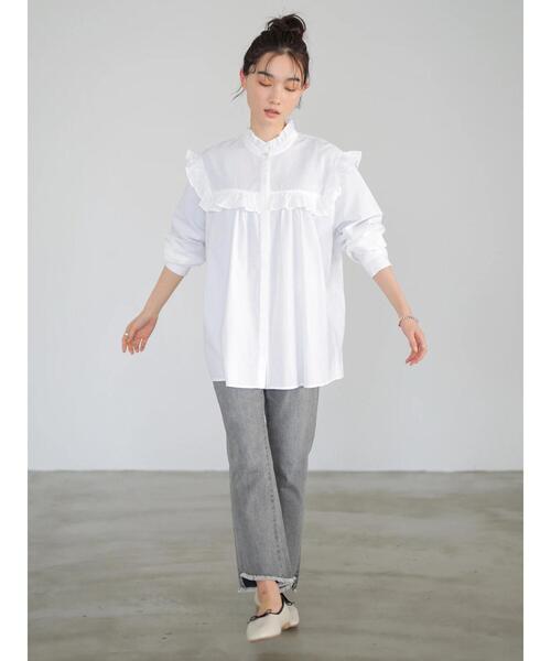 セール】スタンドフリルブラウス（シャツ/ブラウス）｜AMERICAN HOLIC