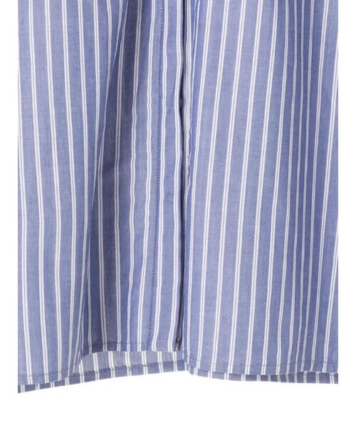 AMERICAN HOLIC（アメリカンホリック）の「スタンドフリルブラウス（シャツ/ブラウス・レディース・ブラック/オフホワイト/ストライプ・FREE）」の7枚目の写真