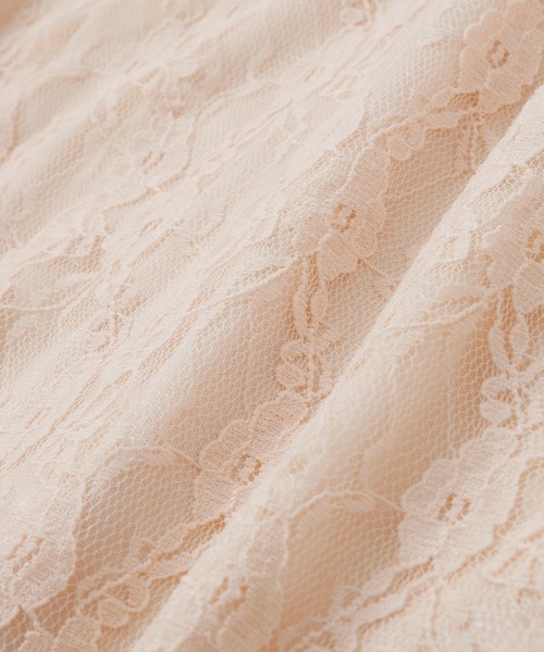 anown（アノン）の「ビッグカラー レースパフスリーブブラウス【ファッションインフルエンサーanchan×anown 限定コラボ】（シャツ/ブラウス・レディース・ホワイト/ピンク・S/M）」の13枚目の写真