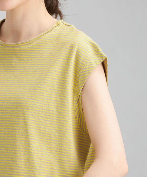 green label relaxing（グリーンレーベルリラクシング）の「CFC ソデ ツイスト ノースリーブ プルオーバー カットソー（Tシャツ/カットソー・レディース・オレンジ/ベージュ/その他1/ダークブラウン・FREE）」の15枚目の写真