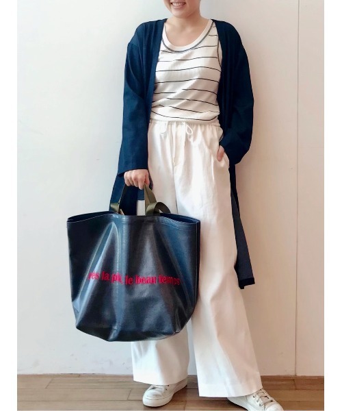 BEARDSLEY（ビアズリー）の「ニットタンク（Tシャツ/カットソー・レディース・ブラック/ホワイト・FREE）」の14枚目の写真