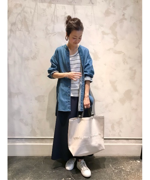 BEARDSLEY（ビアズリー）の「ニットタンク（Tシャツ/カットソー・レディース・ブラック/ホワイト・FREE）」の16枚目の写真