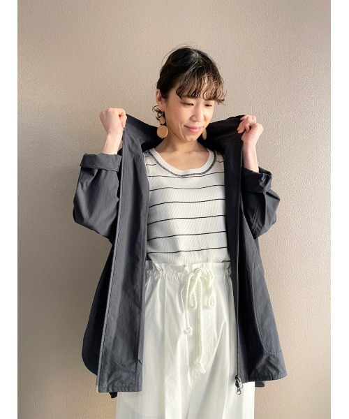 BEARDSLEY（ビアズリー）の「ニットタンク（Tシャツ/カットソー・レディース・ブラック/ホワイト・FREE）」の13枚目の写真