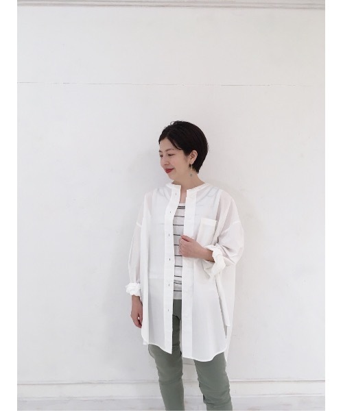 BEARDSLEY（ビアズリー）の「ニットタンク（Tシャツ/カットソー・レディース・ブラック/ホワイト・FREE）」の5枚目の写真