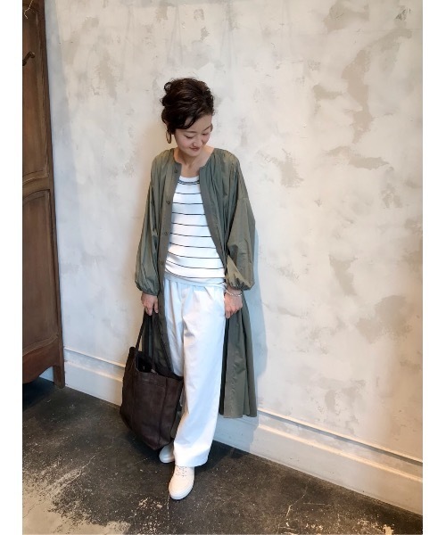 BEARDSLEY（ビアズリー）の「ニットタンク（Tシャツ/カットソー・レディース・ブラック/ホワイト・FREE）」の12枚目の写真