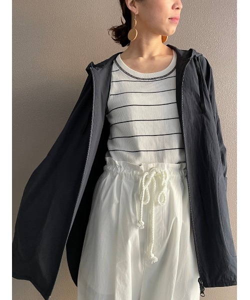 BEARDSLEY（ビアズリー）の「ニットタンク（Tシャツ/カットソー・レディース・ブラック/ホワイト・FREE）」の11枚目の写真