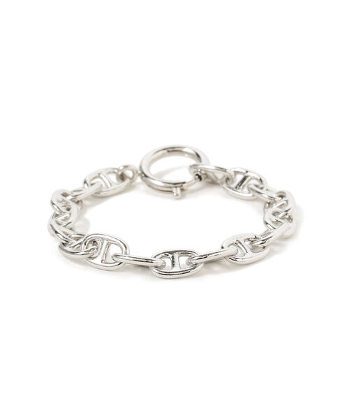 Ray BEAMS（レイビームス）の「Ray BEAMS / マリンチェーン ブレスレット（ブレスレット・レディース・シルバー・ONE SIZE）」の2枚目の写真