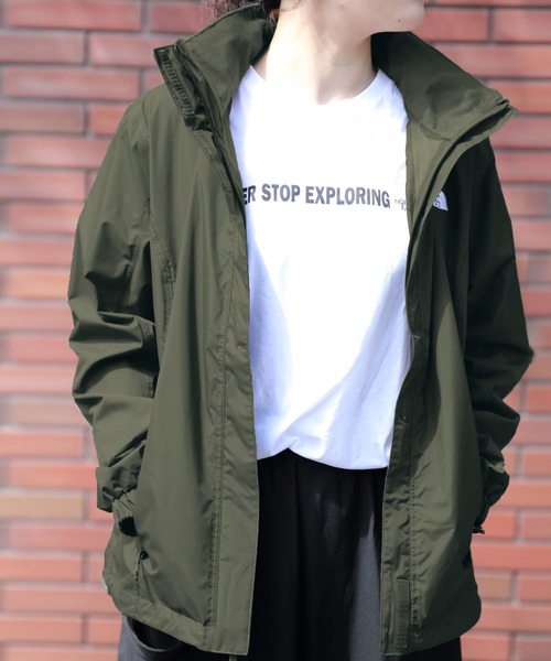 THE NORTH FACE(ザノースフェイス)の「THE NORTH FACE リゾルブジャケット(ナイロンジャケット・レディース・ブラック/グリーン系その他/グリーン系その他2/レッド・MEDIUM/X-LARGE/SMALL/LARGE)」の1枚目の写真