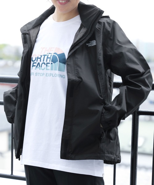 THE NORTH FACE(ザノースフェイス)の「THE NORTH FACE リゾルブジャケット(ナイロンジャケット・レディース・ブラック/グリーン系その他/グリーン系その他2/レッド・MEDIUM/X-LARGE/SMALL/LARGE)」の2枚目の写真