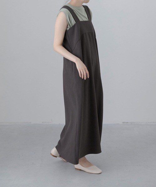 LAATO（ラート）の「SHOWER ONE-PIECE（ワンピース・レディース・ベージュ/チャコールグレー・FREE）」の22枚目の写真