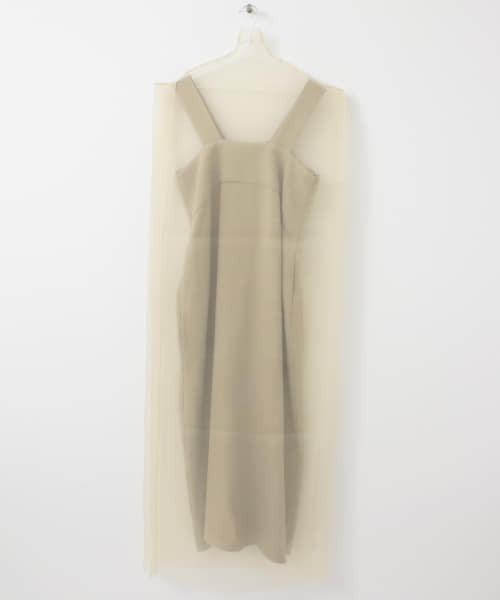 LAATO（ラート）の「SHOWER ONE-PIECE（ワンピース・レディース・ベージュ/チャコールグレー・FREE）」の11枚目の写真