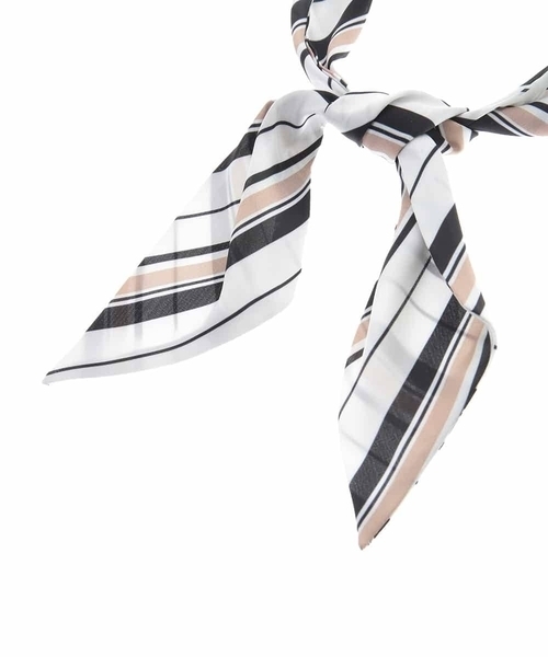 a.v.v（アーヴェヴェ）の「【ひんやり涼しい】アイススカーフ（バンダナ/スカーフ・レディース・アイボリー/ブラック/ベージュ・38）」の8枚目の写真