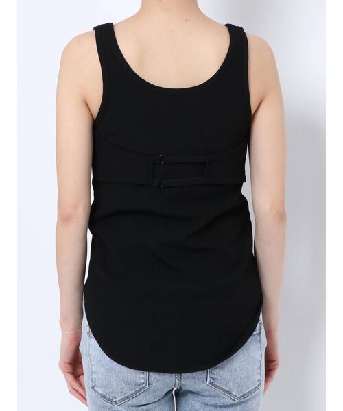 EMODA（エモダ）の「バックストラップタンクトップ（タンクトップ・レディース・ホワイト/ブラック/ブラウン・FREE）」の5枚目の写真