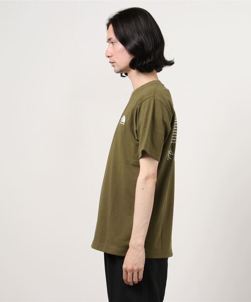 THE NORTH FACE(ザノースフェイス)の「ザ ノース フェイス THE NORTH FACE S/S Historical Logo Tee(ショートスリーブヒストリカルロゴティー)(Tシャツ/カットソー・メンズ・ブラック/ホワイト/オリーブ・S/LL/L/M)」の6枚目の写真