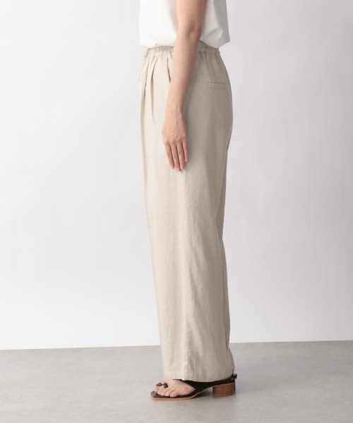 LOWRYS FARM(ローリーズファーム)の「麻混イージーパンツ 947171(その他パンツ・レディース・チャコールグレー/イエロー/オレンジ/アイボリー・FREE)」の13枚目の写真