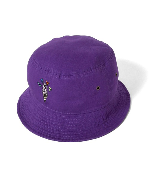 LFYT（エルエフワイティー）の「LFYT ラファイエット [Lafayette] - × ラブン [RABUNS] コラボ メルティング ミスタースナブ バケットハット [MELTING MR.SNUB BUCKET HAT]（ハット・メンズ・ブラック/グリーン/パープル/ホワイト・LARGE/MEDIUM）」の17枚目の写真