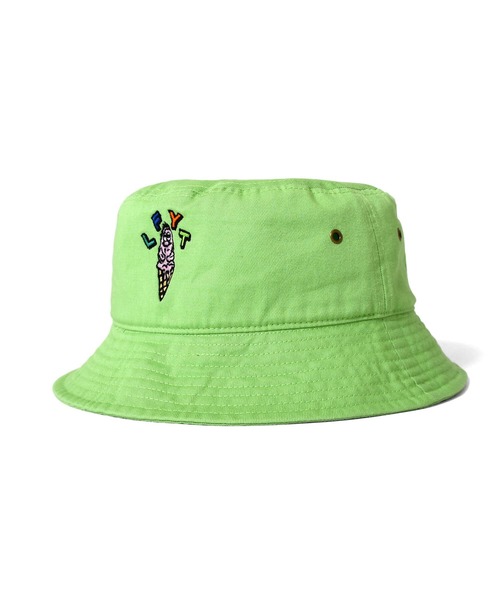 LFYT（エルエフワイティー）の「LFYT ラファイエット [Lafayette] - × ラブン [RABUNS] コラボ メルティング ミスタースナブ バケットハット [MELTING MR.SNUB BUCKET HAT]（ハット・メンズ・ブラック/グリーン/パープル/ホワイト・LARGE/MEDIUM）」の14枚目の写真
