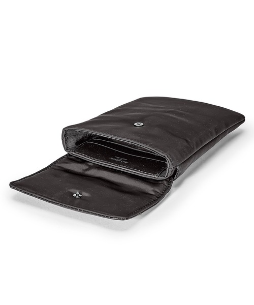 PELLE MORBIDA（ペッレモルビダ）の「コンパクトショルダーバッグ-HYDBA003（ボディバッグ/ウエストポーチ・メンズ・ブラック/チャコールグレー/ネイビー・FREE）」の10枚目の写真