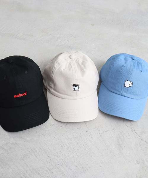 I am I in fact...（アイアムアイインファクト）の「achoo!  ワッペンキャップ（キャップ・レディース・ブラック/サックスブルー/キナリ・FREE）」の19枚目の写真