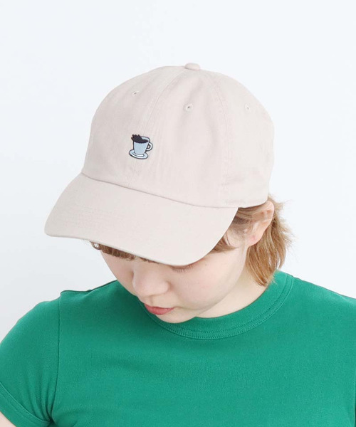 I am I in fact...（アイアムアイインファクト）の「achoo!  ワッペンキャップ（キャップ・レディース・ブラック/サックスブルー/キナリ・FREE）」の4枚目の写真