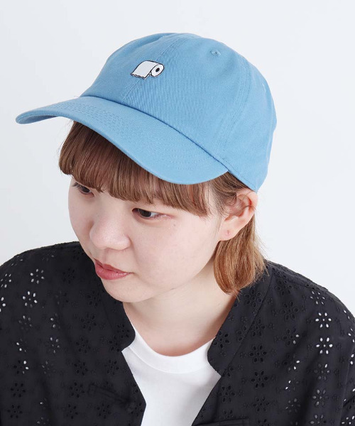 I am I in fact...（アイアムアイインファクト）の「achoo!  ワッペンキャップ（キャップ・レディース・ブラック/サックスブルー/キナリ・FREE）」の20枚目の写真