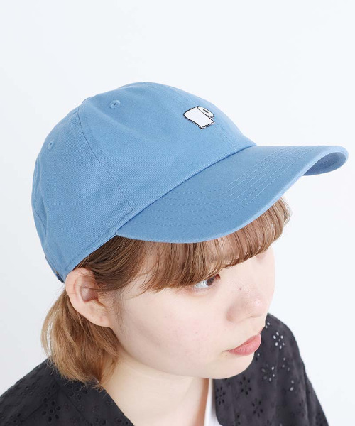 I am I in fact...（アイアムアイインファクト）の「achoo!  ワッペンキャップ（キャップ・レディース・ブラック/サックスブルー/キナリ・FREE）」の13枚目の写真