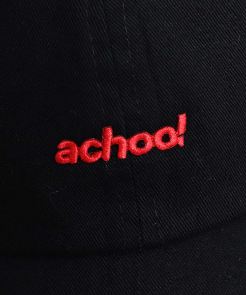 I am I in fact...（アイアムアイインファクト）の「achoo!  ワッペンキャップ（キャップ・レディース・ブラック/サックスブルー/キナリ・FREE）」の6枚目の写真
