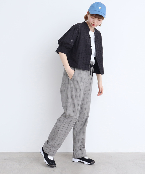 I am I in fact...（アイアムアイインファクト）の「achoo!  ワッペンキャップ（キャップ・レディース・ブラック/サックスブルー/キナリ・FREE）」の17枚目の写真