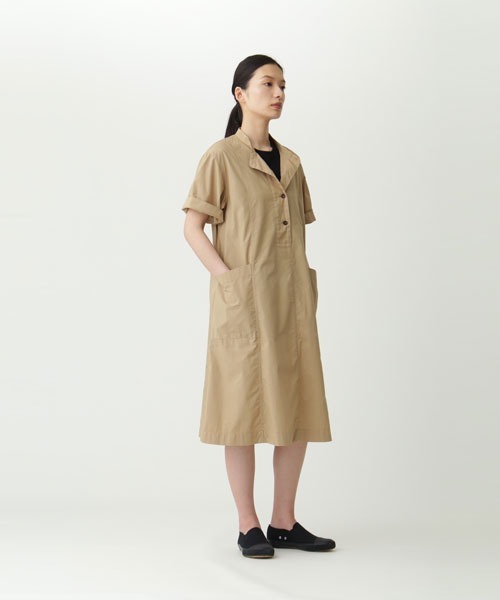 Garment Dye Basic Dye Basic ワンピース ドレス Poplin ワンピース Mhl エムエイチエル のファッション