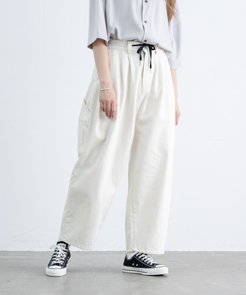 EDDEN ELLEN(エデンエレン)の「バルーンデニムパンツ(デニムパンツ・メンズ・オフホワイト/インディゴブルー・SMALL/MEDIUM/LARGE/X-SMALL)」の19枚目の写真