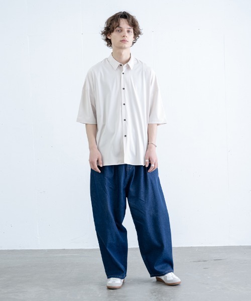 EDDEN ELLEN(エデンエレン)の「バルーンデニムパンツ(デニムパンツ・メンズ・オフホワイト/インディゴブルー・SMALL/MEDIUM/LARGE/X-SMALL)」の10枚目の写真