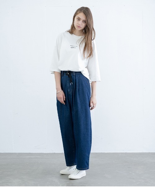 EDDEN ELLEN(エデンエレン)の「バルーンデニムパンツ(デニムパンツ・メンズ・オフホワイト/インディゴブルー・SMALL/MEDIUM/LARGE/X-SMALL)」の20枚目の写真