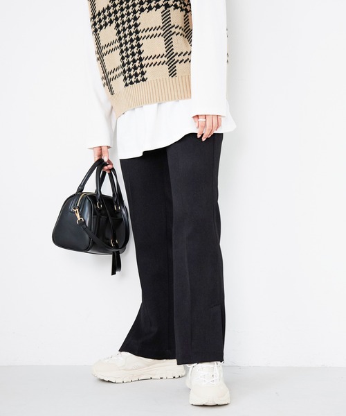 Heather（ヘザー）の「スリムフィットストレートパンツ　959875（スラックス・レディース・ブラック/グリーン/テラコッタ/イエロー/レッド・S/M/L/XS）」の16枚目の写真