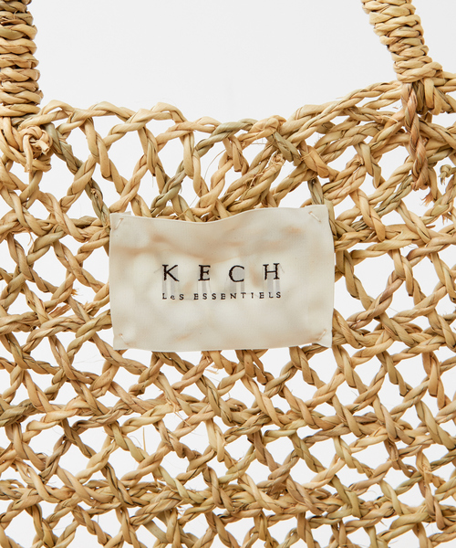 Rouge vif(ルージュヴィフ)の「KECH Les ESSENTIELS メッシュバスケット(かごバッグ・レディース・ベージュ・フリー)」の9枚目の写真