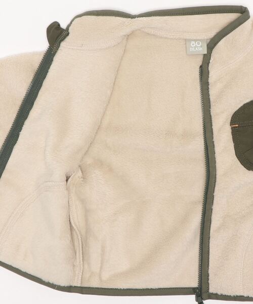 DILASH（ディラッシュ）の「両面ボアブルゾン（ブルゾン・キッズ・チャコール/ネイビー/キナリ・100/140/130/120/110/80/90）」の14枚目の写真