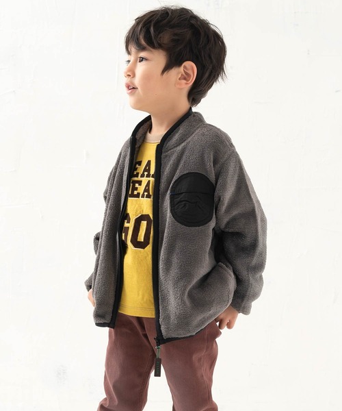 DILASH（ディラッシュ）の「両面ボアブルゾン（ブルゾン・キッズ・チャコール/ネイビー/キナリ・100/140/130/120/110/80/90）」の7枚目の写真