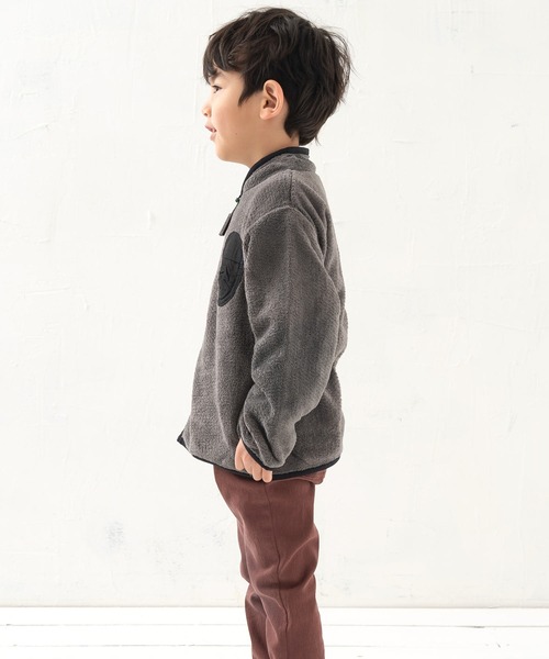 DILASH（ディラッシュ）の「両面ボアブルゾン（ブルゾン・キッズ・チャコール/ネイビー/キナリ・100/140/130/120/110/80/90）」の8枚目の写真