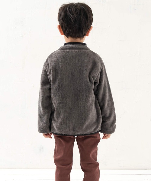 DILASH（ディラッシュ）の「両面ボアブルゾン（ブルゾン・キッズ・チャコール/ネイビー/キナリ・100/140/130/120/110/80/90）」の9枚目の写真