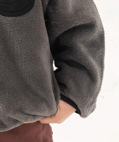 DILASH（ディラッシュ）の「両面ボアブルゾン（ブルゾン・キッズ・チャコール/ネイビー/キナリ・100/140/130/120/110/80/90）」の12枚目の写真