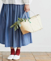 Sunny clouds | ｈｉｎｔ　ｈｉｎｔ　マルシェバッグ〈ナチュラル〉(かごバッグ)