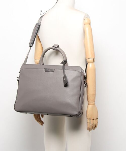 Furbo design（フルボデザイン）の「【Furbo design】 フルボデザイン　3点セット　ブリーフケース、コインケース、IDパスケース（ビジネスバッグ・メンズ・グレー・FREE）」の6枚目の写真