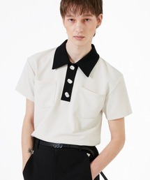 【ESC STUDIO】Button polo shirt