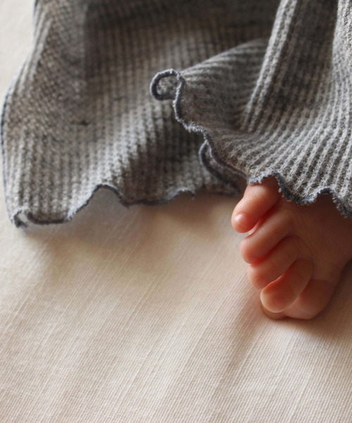 kaene（カエン）の「ワッフルメロウおくるみ / Yawn（おくるみ・キッズ・グレー/アイボリー/ピンク/ベージュ・FREE）」の7枚目の写真