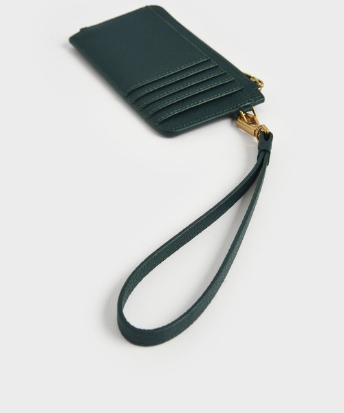 ROCKSTUDジップアラウンドカードホルダー Valentino Garavani Rockstud Leather Zip Coin Purse/Card