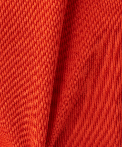 qualite（カリテ）の「ウォッシャブルクルーネックニットT（ニット/セーター・レディース・ダークブラウン/レッド/アイボリー・フリー）」の12枚目の写真