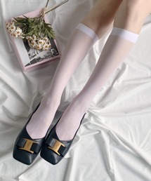 ドットシアーハイソックス