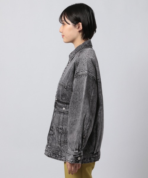 PAGEBOY（ページボーイ）の「モンスターGジャン（ブルゾン・レディース・ブラック系その他/グレイッシュベージュ/パープル系その他・FREE）」の16枚目の写真