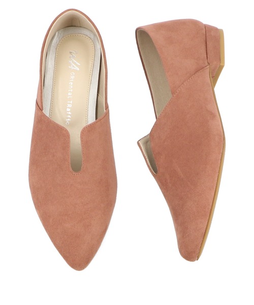 WA ORiental TRaffic（ダブルエーオリエンタルトラフィック）の「Uカットポインテッドトゥバブーシュ/12305（パンプス・レディース・ブラック/ベージュ/ピンク・LL/S/M/L/SS/3L）」の16枚目の写真