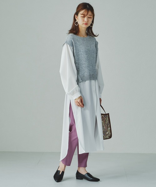 WA ORiental TRaffic（ダブルエーオリエンタルトラフィック）の「Uカットポインテッドトゥバブーシュ/12305（パンプス・レディース・ブラック/ベージュ/ピンク・LL/S/M/L/SS/3L）」の20枚目の写真