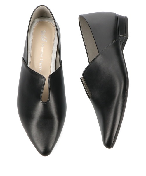 WA ORiental TRaffic（ダブルエーオリエンタルトラフィック）の「Uカットポインテッドトゥバブーシュ/12305（パンプス・レディース・ブラック/ベージュ/ピンク・LL/S/M/L/SS/3L）」の14枚目の写真